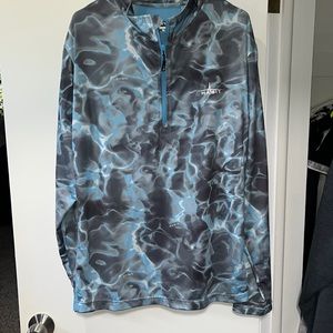 Men’s half zipper long sleeve shirt XL